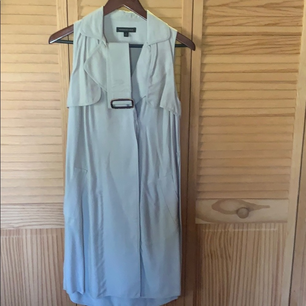 Beige safari style dress